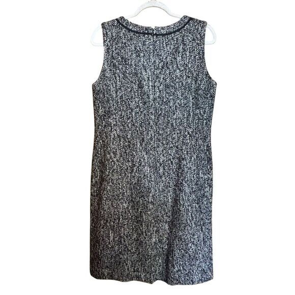 Talbots Tweed Wool Blend Career Sheath Dress Womens 14 Multicolor Sleeveless - Picture 5 of 8